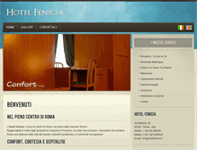 Tablet Screenshot of hotelfenicia.it